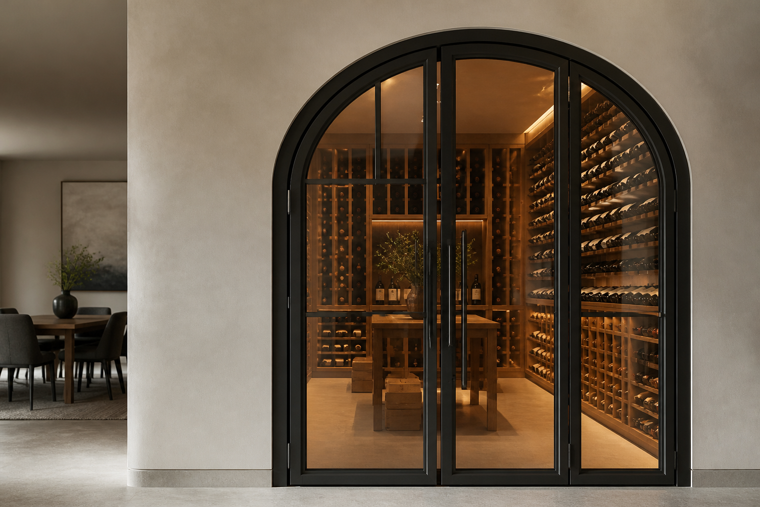 VLX 100 Arched / Custom Door in Ventura, CA | Lightwell Windows Ventura - detail 3