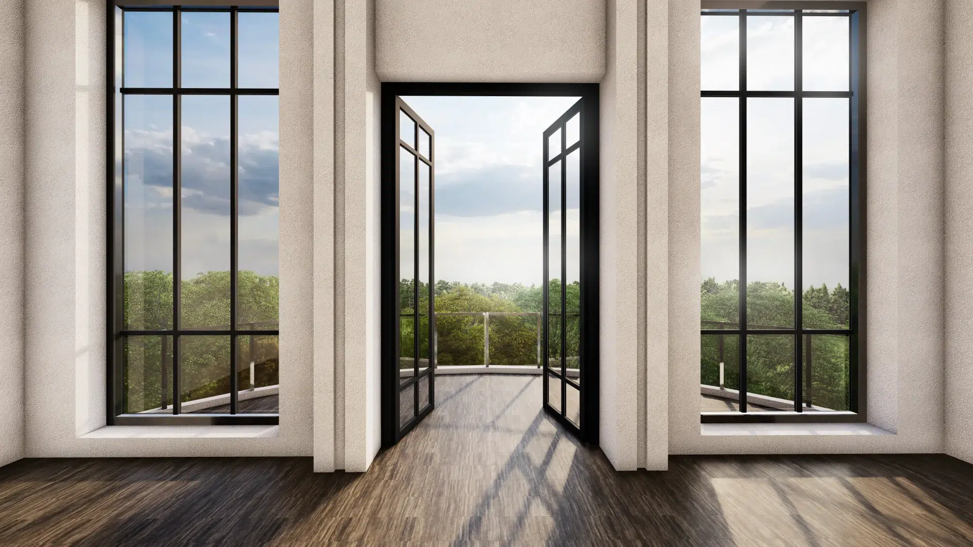 VLX 100 Double Swing / French Door in Ventura, CA | Lightwell Windows Ventura - detail 1