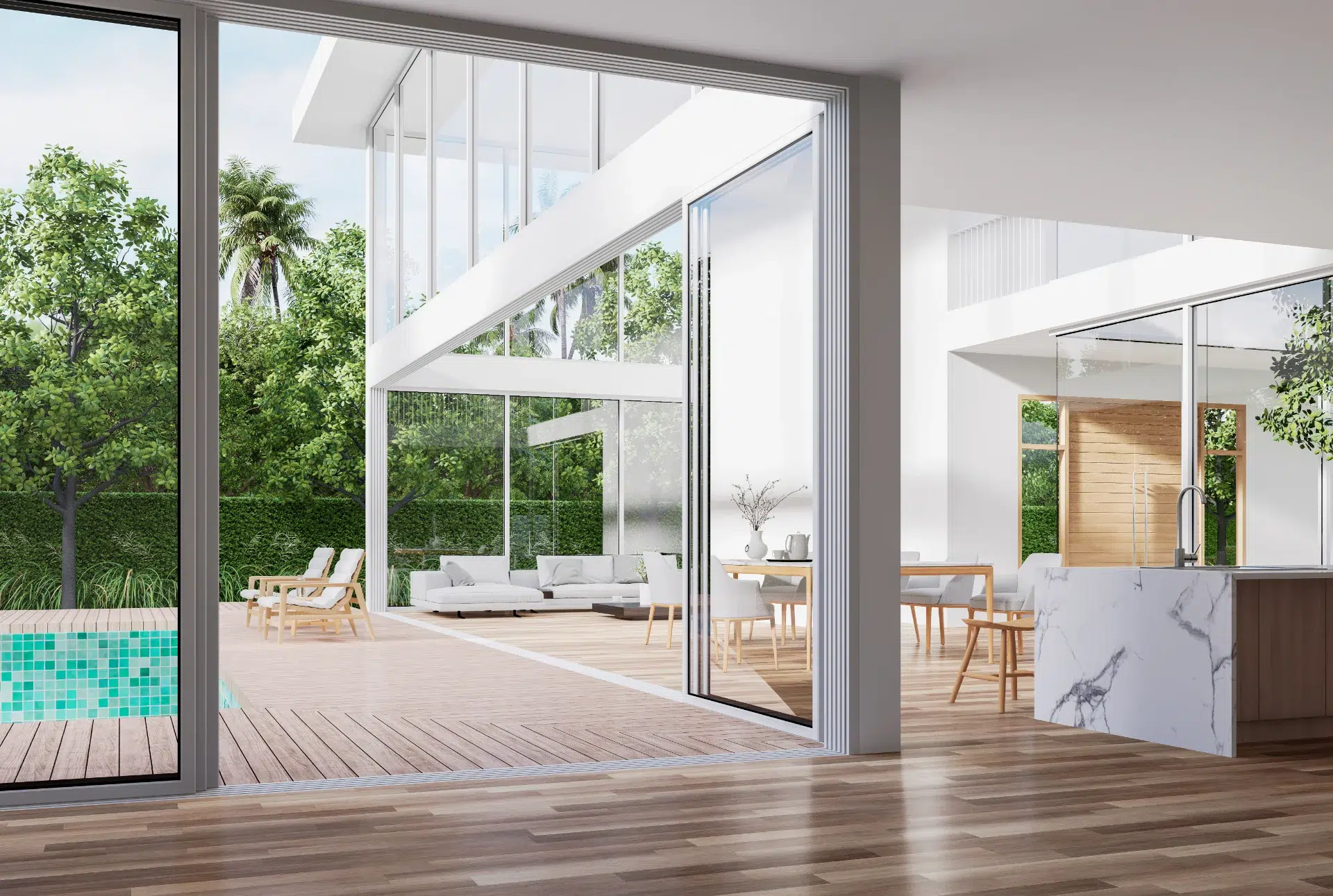 VLX 138 Panoramic Sliding Door in Ventura, CA | Lightwell Windows Ventura - detail 1