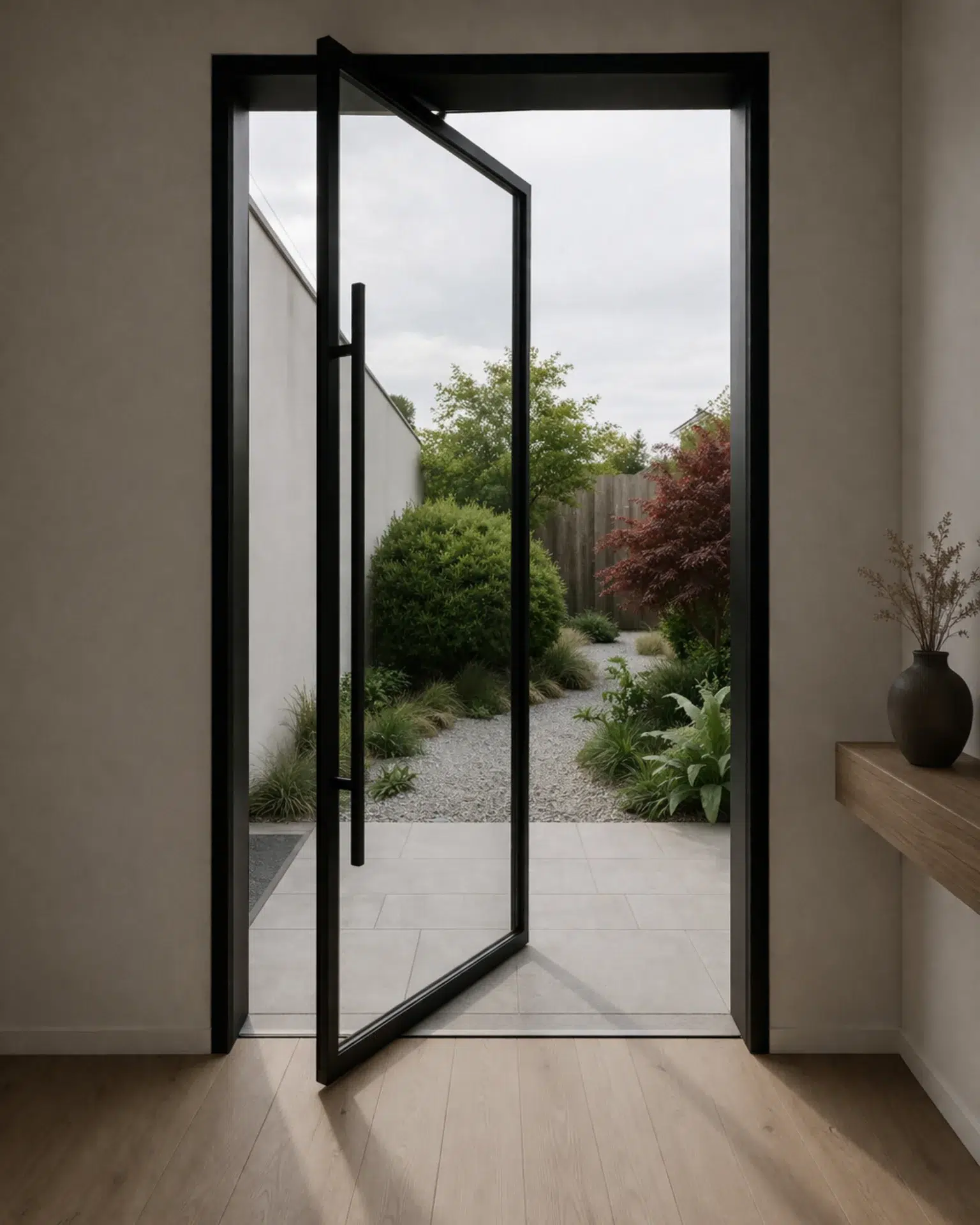 VLX 100 Pivot Door in Ventura, CA | Lightwell Windows Ventura - detail 1